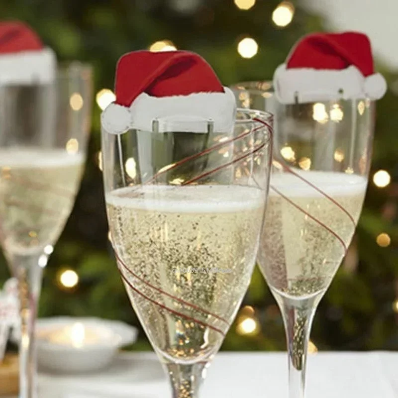 Cocktail Recipe Book - 10PCS Weihnachten Tasse Karte Santa Hut