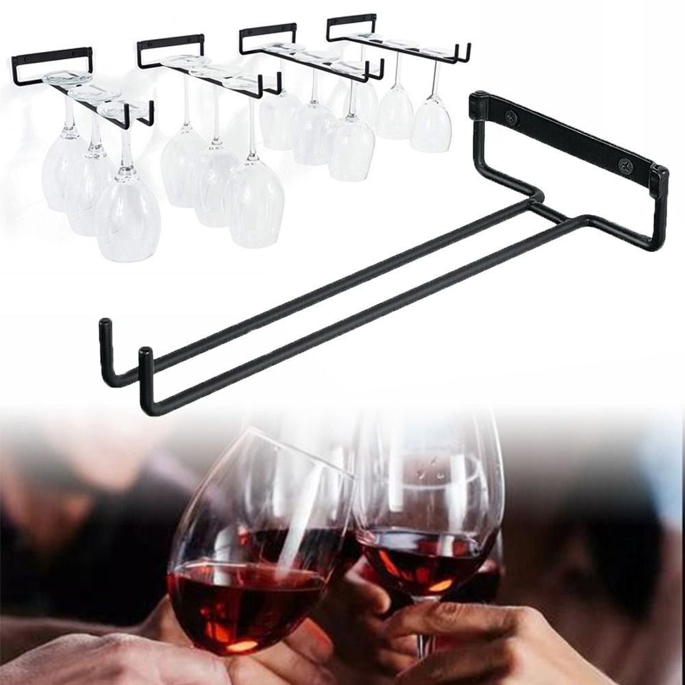 Home Bar Stand - An der Wand montierter Stielglashalter für