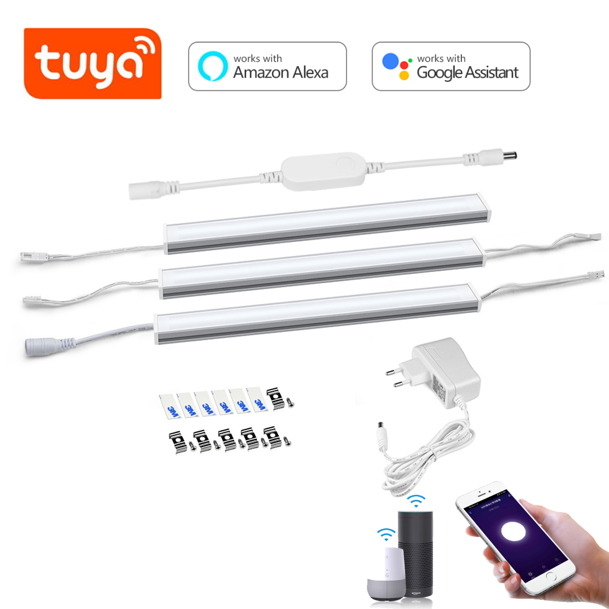 Home Bargains - Smart Tuya Wifi Aluminium Bar LED