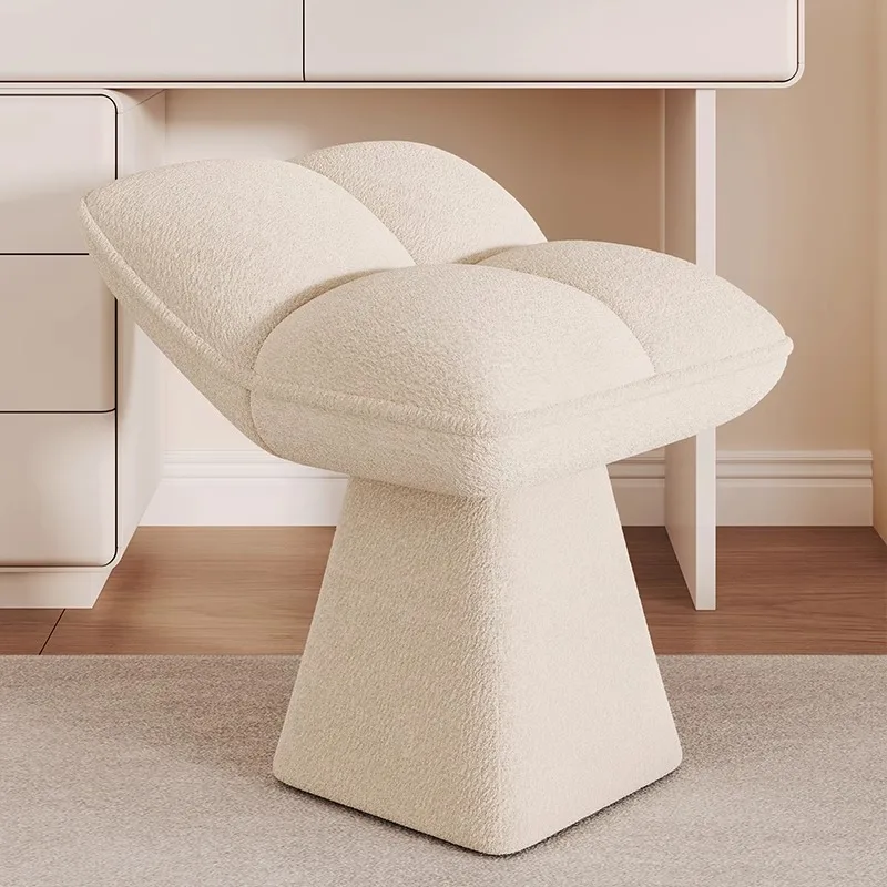 Home Bargains - Kreativer Schminktisch-Hocker, Wohnzimmer-Kleinhocker, Schuhwechselhocker, Drehbarer Niedriger