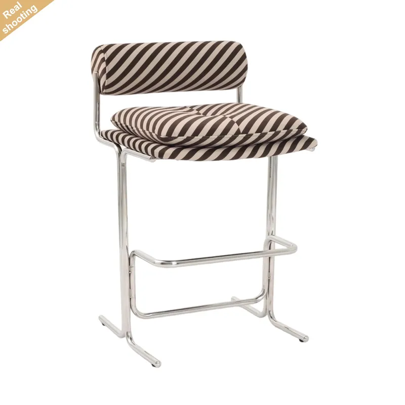 Home Bar Seating - Bauhaus-Stil Freistehender Barhocker Moderner Minimalistischer Stuhl