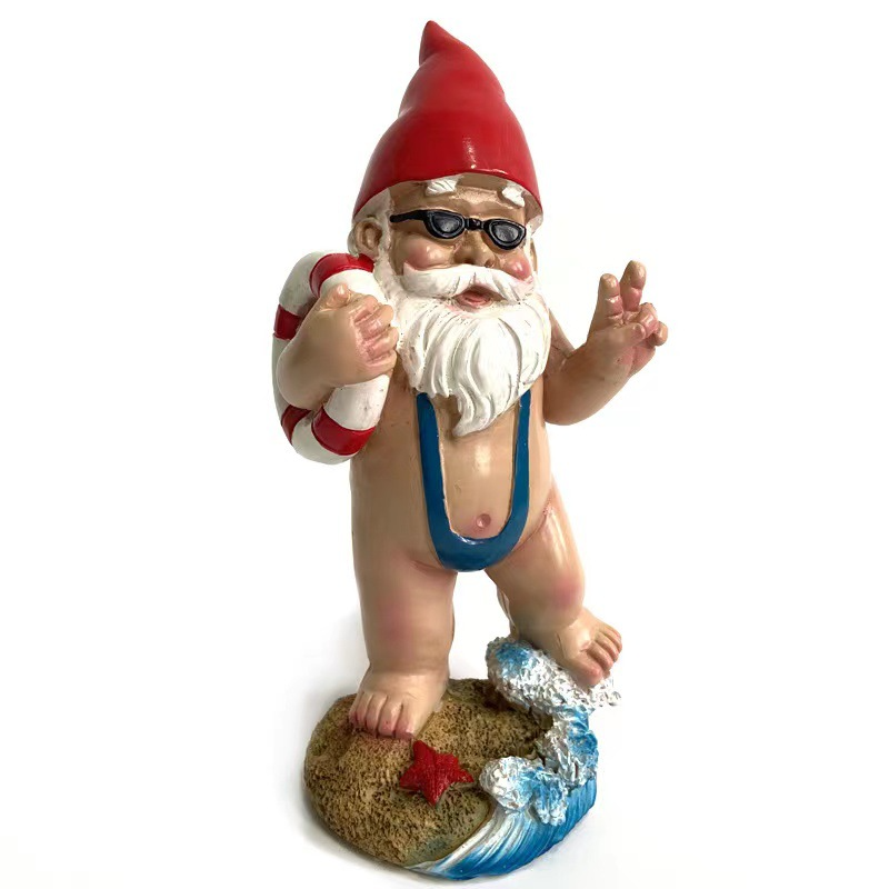 Home Bargains - Grenzüberschreitende Ozeanwelle, Surfen, Zwerg, Dekoration, Ornament,