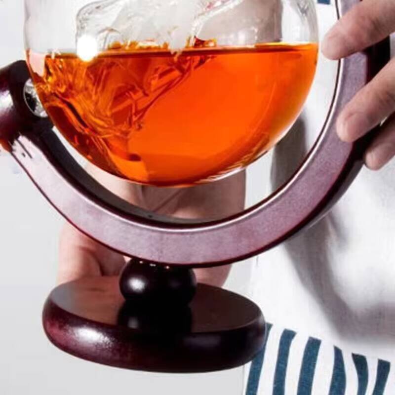 Decanter Globe Set - Heißer 850ML Whisky Dekanter Antike Schiff