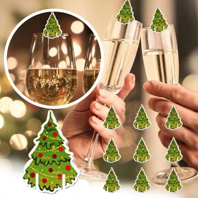 10PCS Weihnachten Tasse Karte  – Cocktail Recipe Book Bewertung und Preis