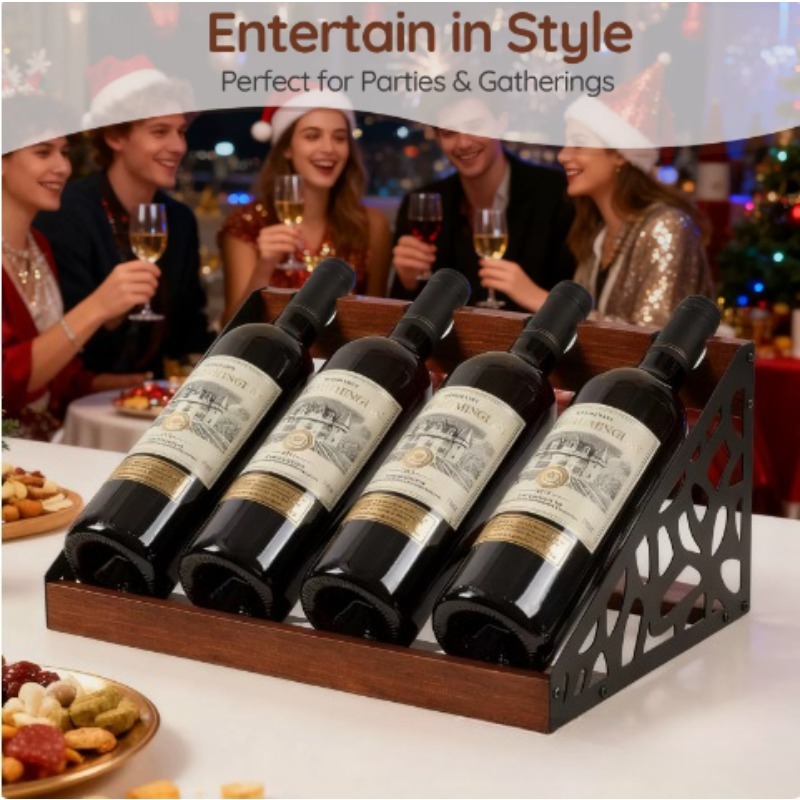Hölzernes Weinregal für Zuhaus – Home Bar Stand Bewertung und Preis