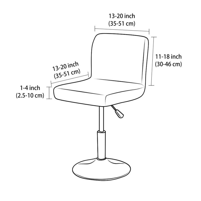 1/4 stücke Jacquard Barhocker  – Home Bar Seating Bewertung und Preis