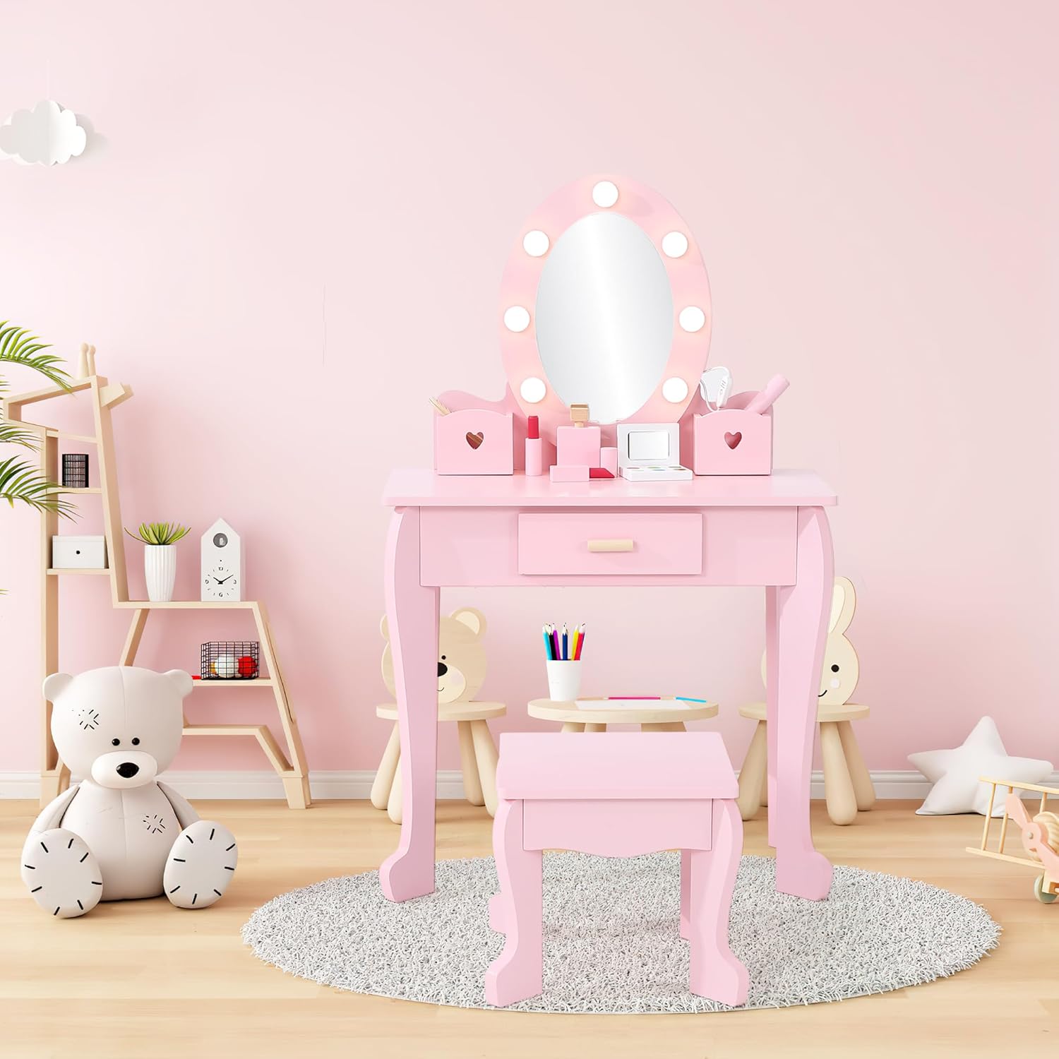 Kinder-Schminktisch und Hocker – Home Bargains Bewertung und Preis