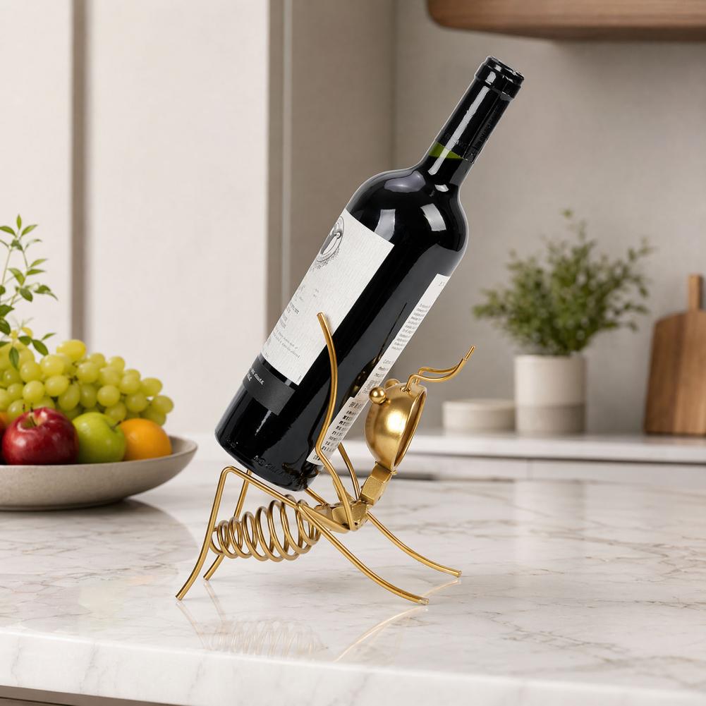 Massiver Metall-Weinflaschenha – Home Bar Stand Bewertung und Preis