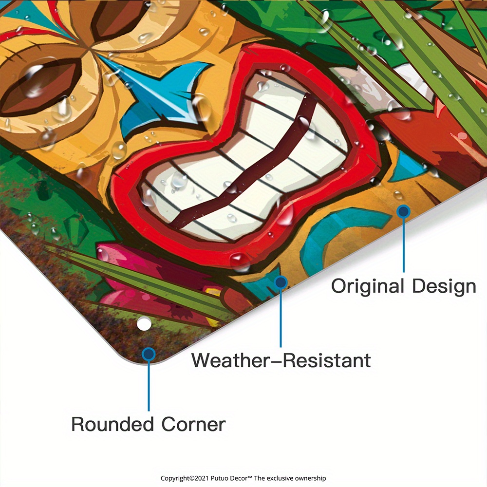 Individuelles Tiki-Bar-Schild, – Home Bar Accessories Bewertung und Preis