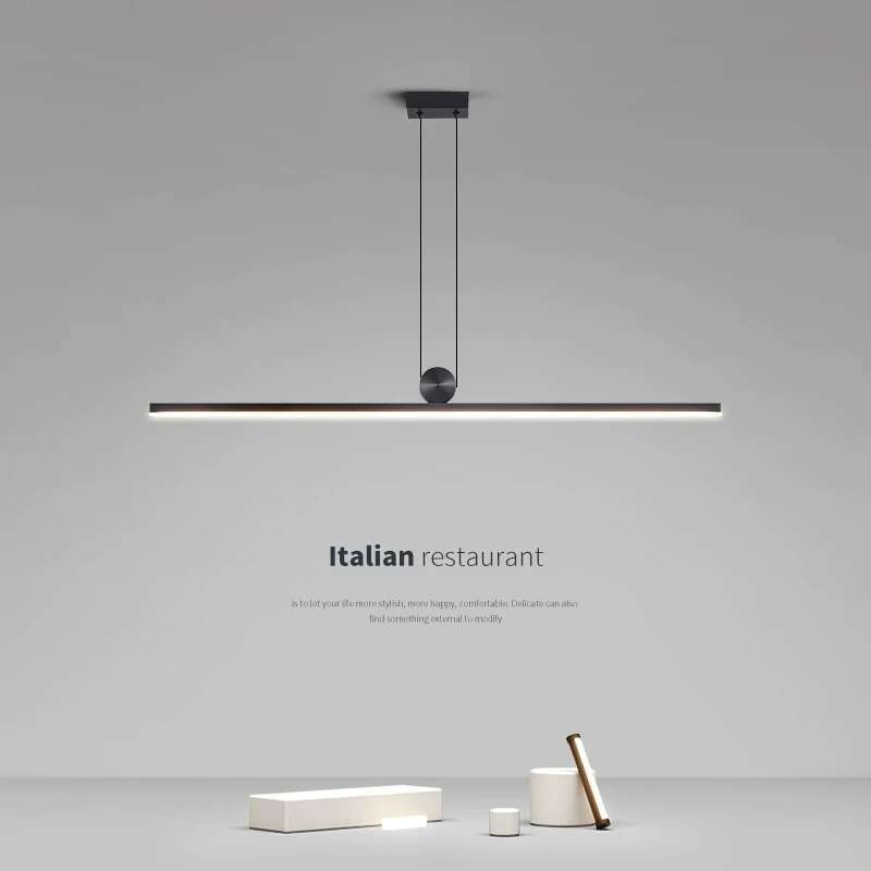Schwarz Led Lange Anhänger Lic – Home Bar Word Bewertung und Preis