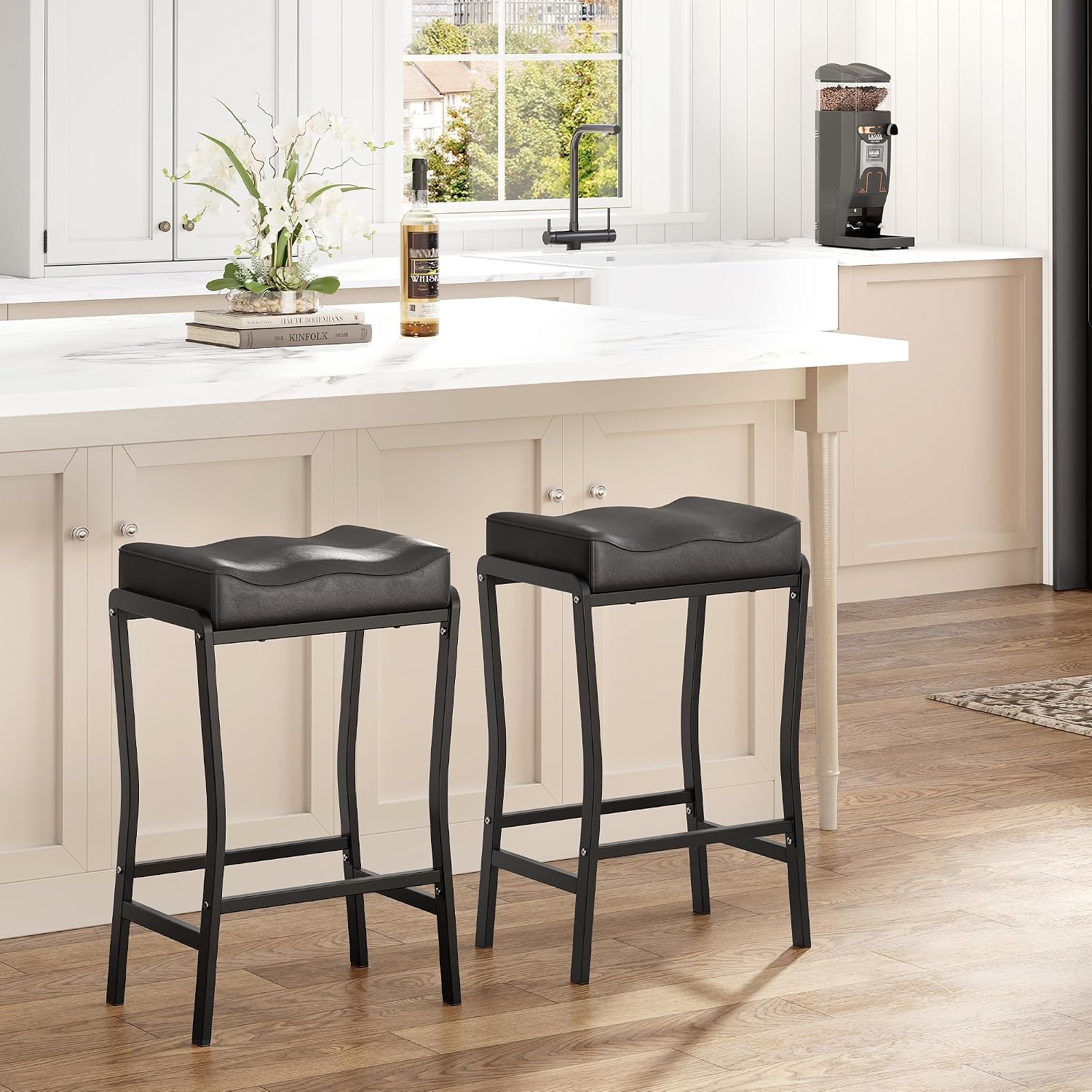 Barhocker in Thekenhöhe, Set m – Home Bar Seating Bewertung und Preis